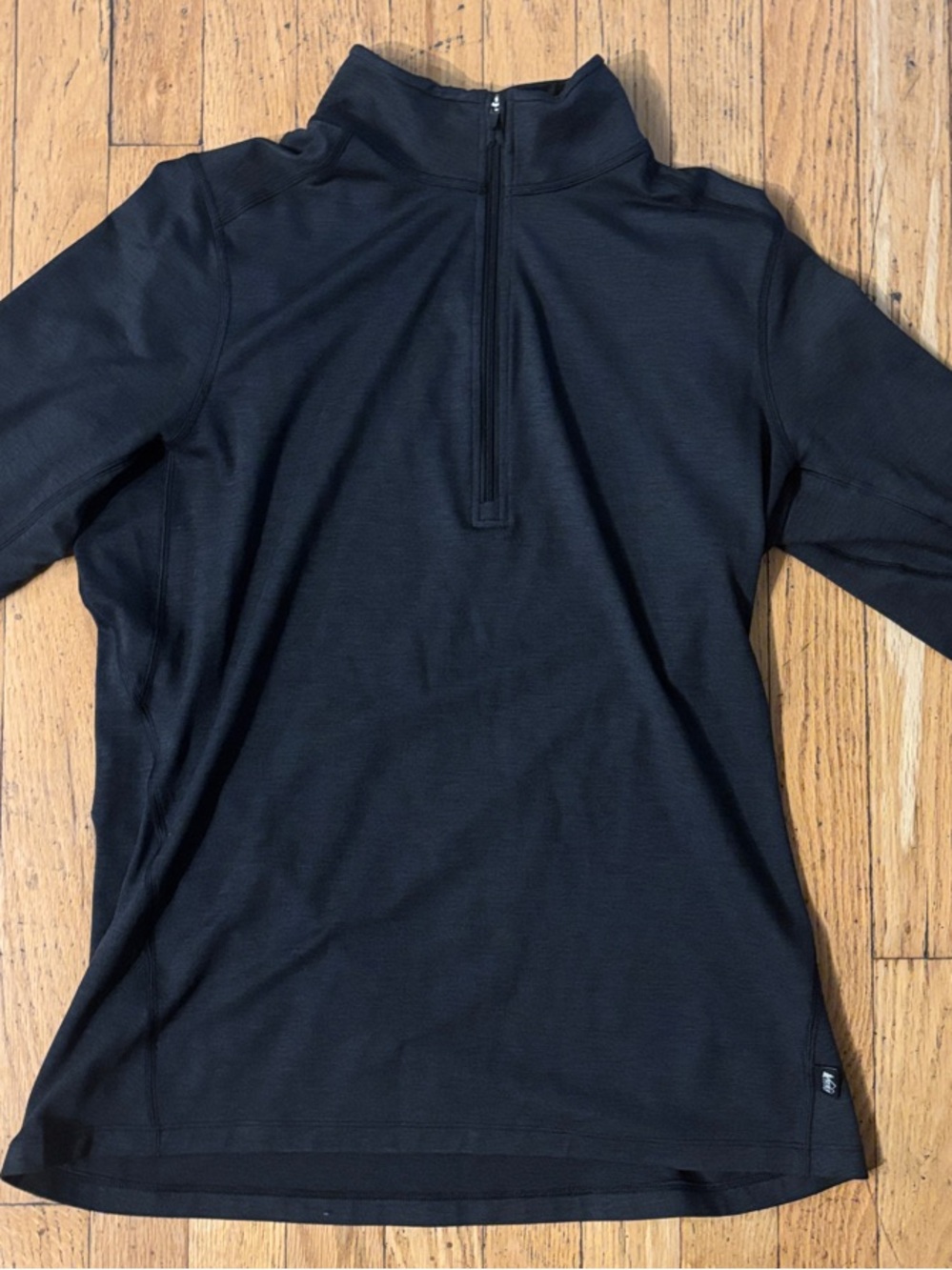 REI Co-op Women’s Athletic Performance Quarter-Zip Pullover Top - Black - Large